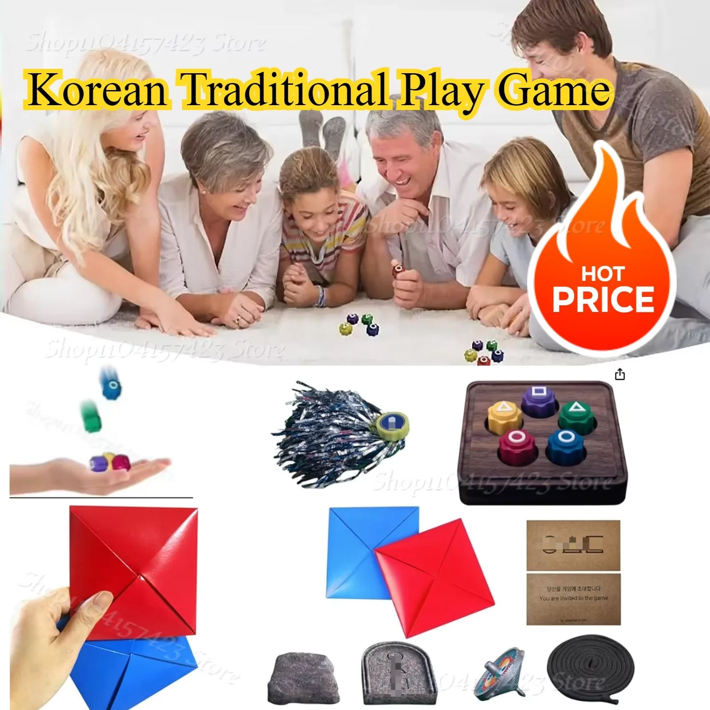 GONGGI KOREAN GAME SQUID GAME2 SET